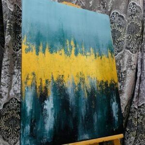 Golden Horizon Abstract